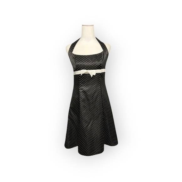 🛍️Zim Zum by Niki Livas classic black with white polkadots dress size 5-6 - Picture 1 of 11